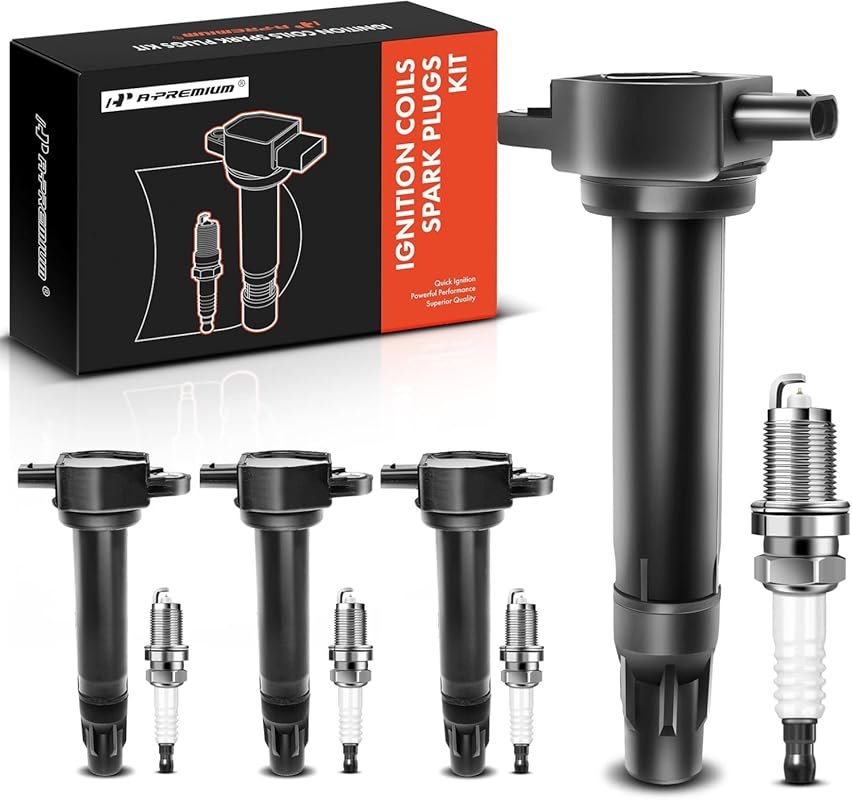 A-Premium Ignition Coil Spark Plug Set