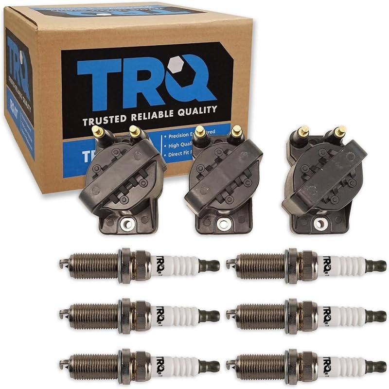 TRQ 9-Piece Iridium Ignition Coil and Spark Plug Kit
