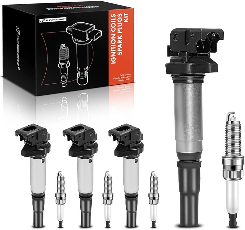 A-Premium Ignition Coil Spark Plug Kit