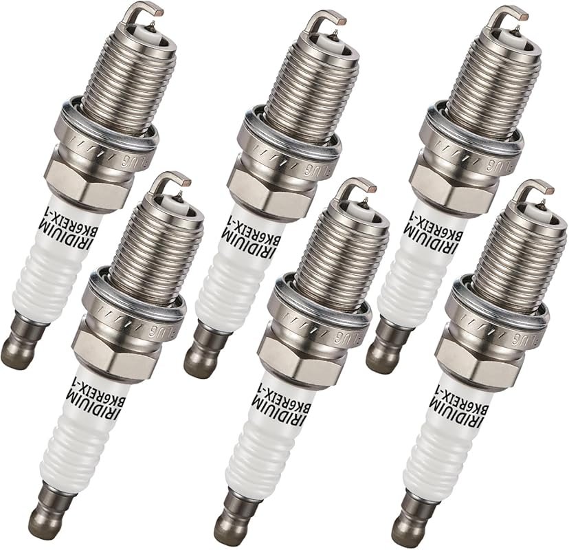 BDFHYK 6-Piece Iridium Spark Plug Set for Dodge Ram Dakota Jeep Comman