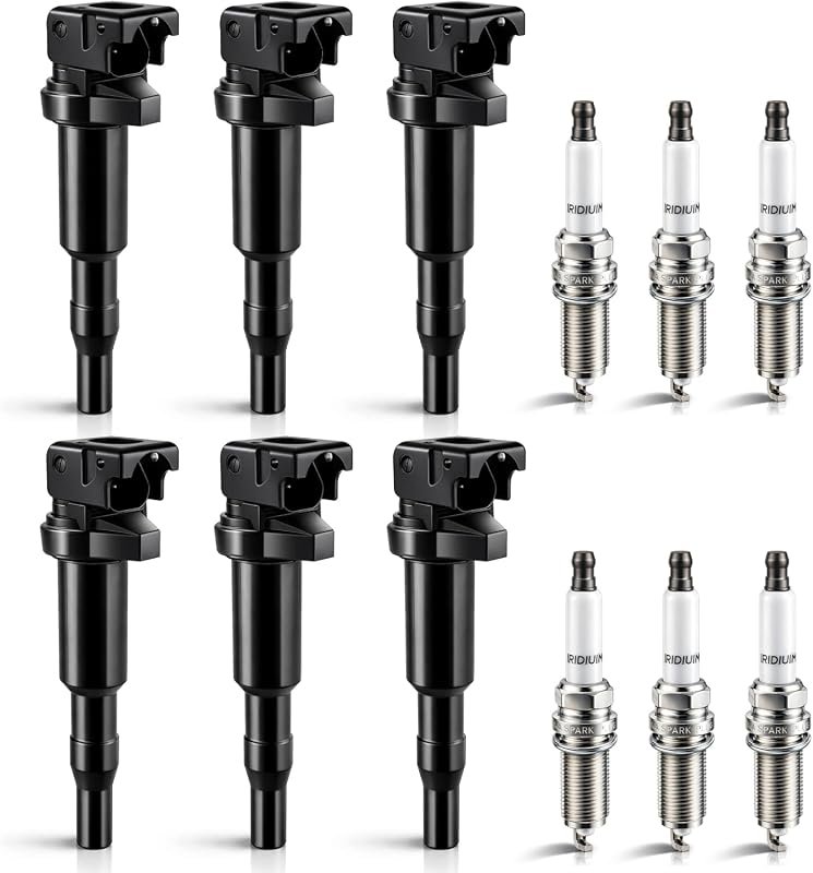 AUTOKAY 6-Piece Ignition Coil and Platinum Spark Plug Set