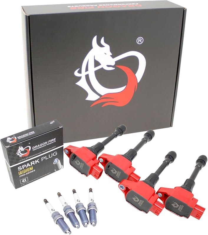Dragon Fire Performance Ignition Coils and Iridium Spark Plugs for Hon