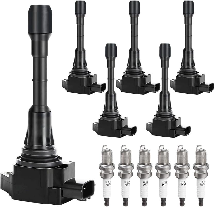 Ignition Coil Pack and Spark Plug Kit for Nissan 370Z and Infiniti 3.7