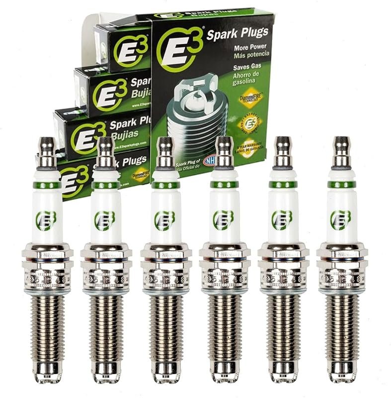 E3 Spark Plugs 6-Piece Set for Dodge Durango 3.6L V6 Engine Models 201