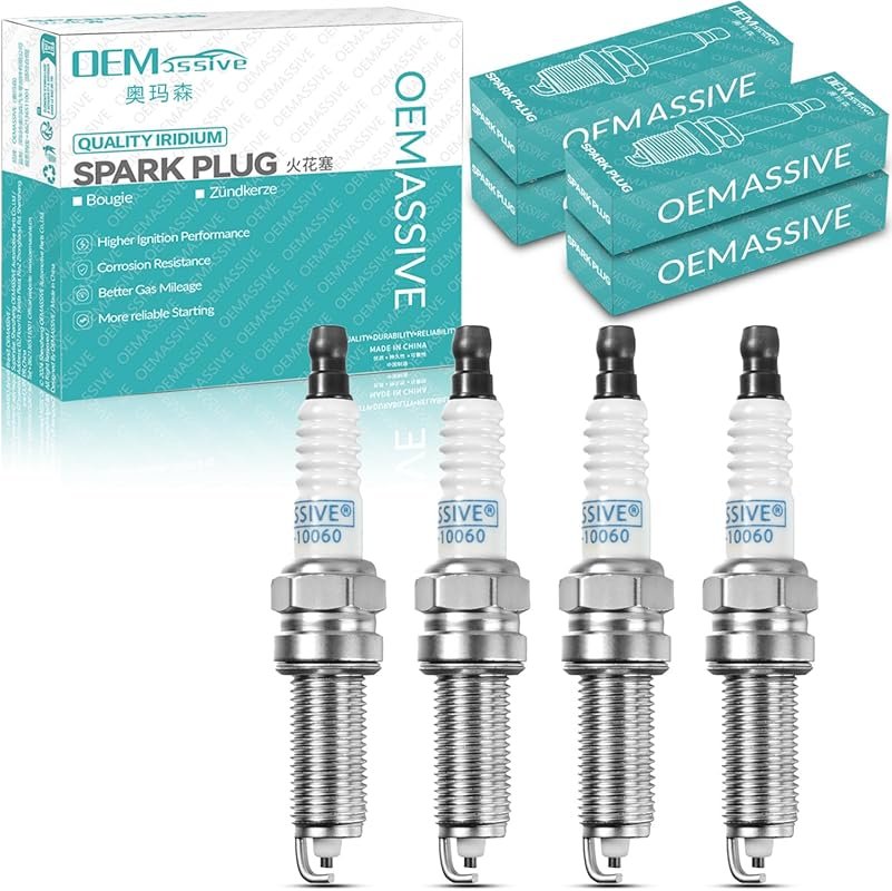 Iridium Spark Plug 1885510060 Set of 4 for Hyundai Accent and Kia Cee'