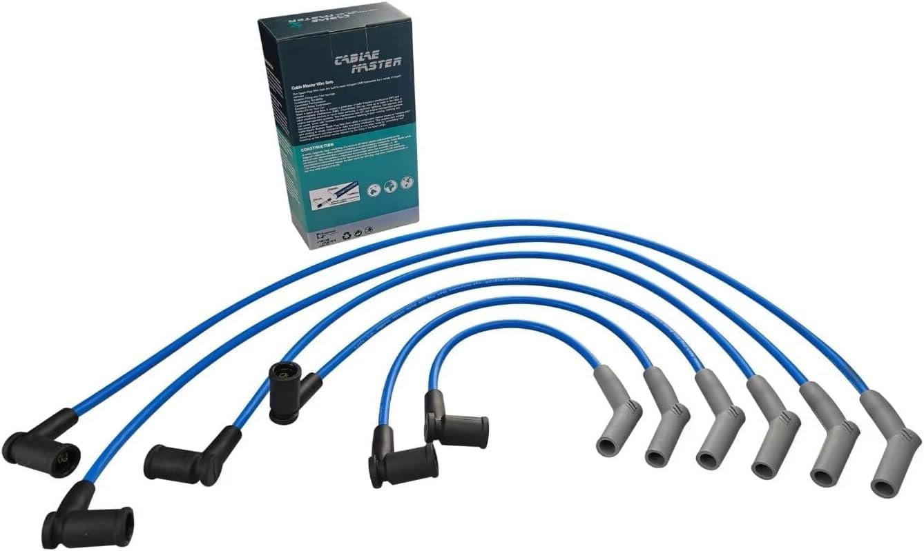 8.2MM High Performance Blue Spark Plug Wires for Ford Taurus and Mercu