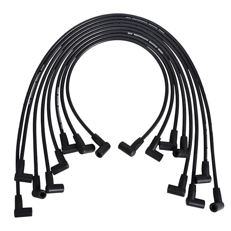 RLP 8.0mm Silicone Spark Plug Wire Set for Chevy GMC Small Block V8 HE