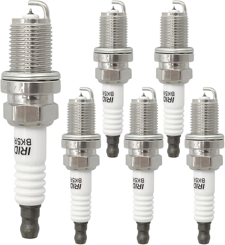 6-Piece Iridium Spark Plug Set Compatible with Dodge Jeep Mitsubishi 3