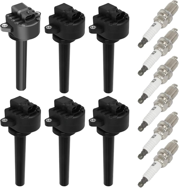 OCPTY 6-Piece Ignition Coil and Iridium Spark Plug Set