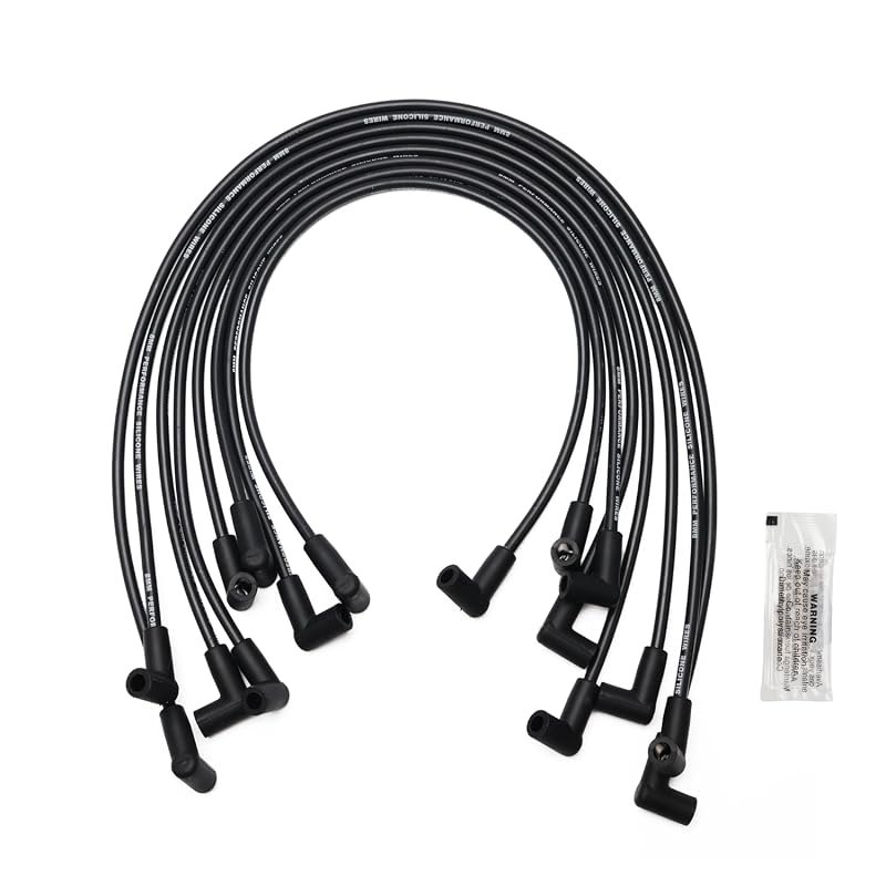 Black Silicone Ignition Wire Set