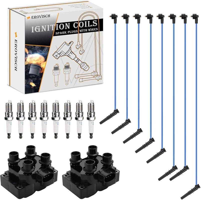Ignition Coil and Iridium Spark Plug Wire Kit
