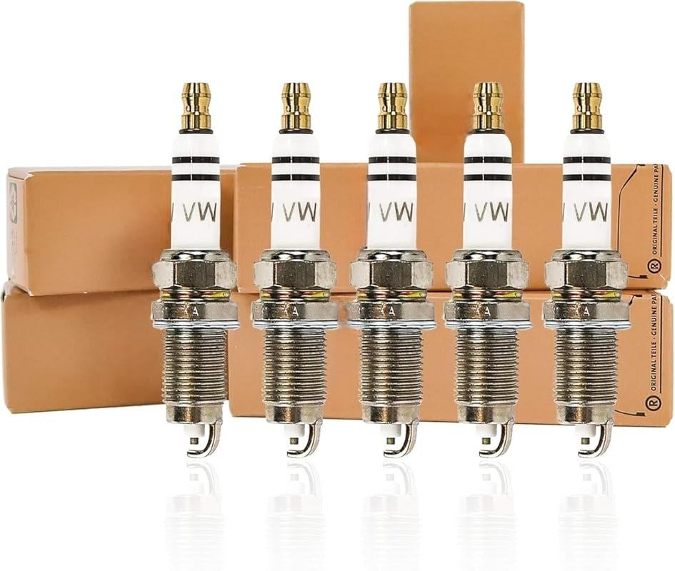 Genuine German Manufactured Spark Plugs Set of 5 for Volkswagen 2.5L E