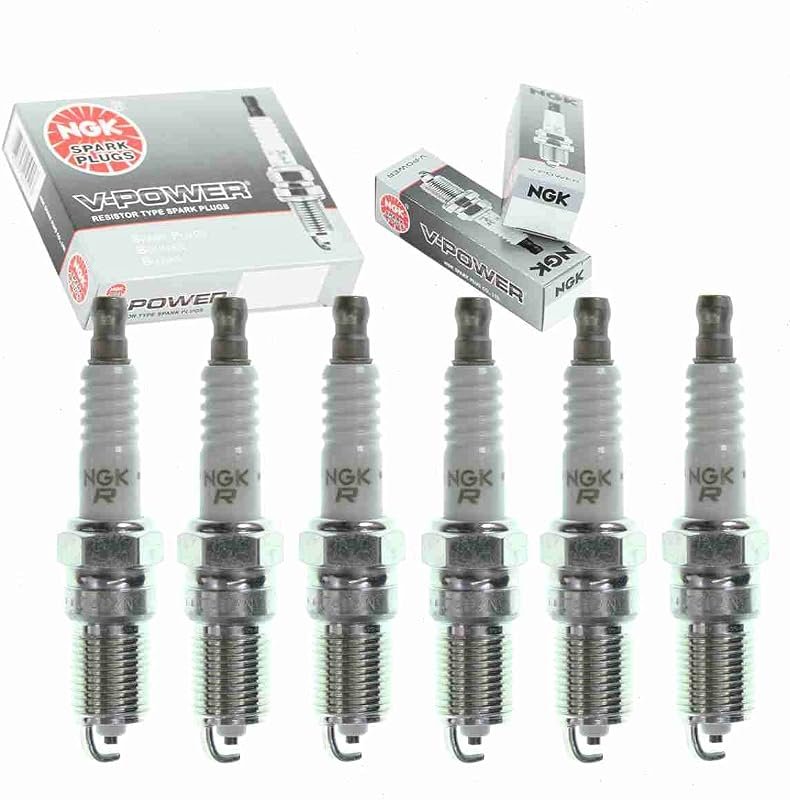 NGK V-Power Spark Plugs 6-Piece Set Compatible with Chevrolet S10 4.3L