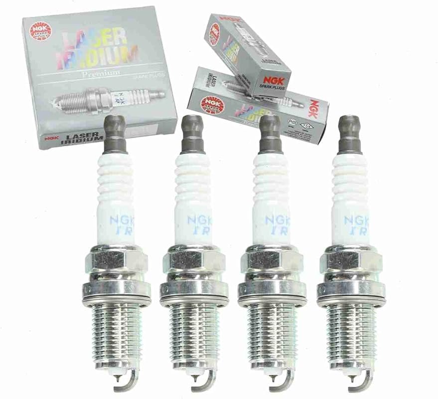 NGK Laser Iridium Spark Plugs Set of 4 for Acura RSX 2.0L Engines 2002