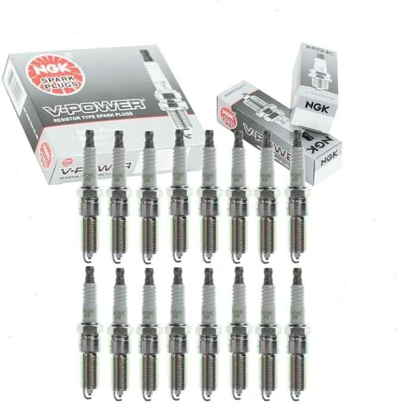 NGK V-Power Spark Plugs 16-Piece Set