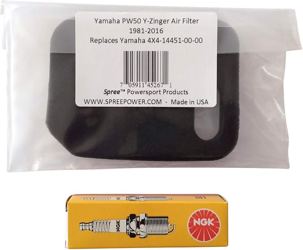 Yamaha PW50 Air Filter Spark Plug