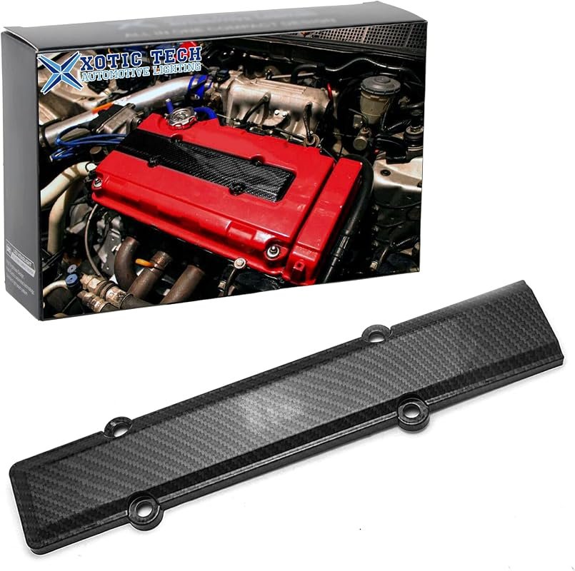 Xotic Tech Carbon Fiber Style Engine Valve Spark Plug Cover