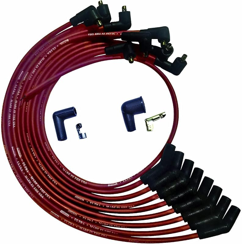 Moroso 52071 Ultra Series Red Spark Plug Wires