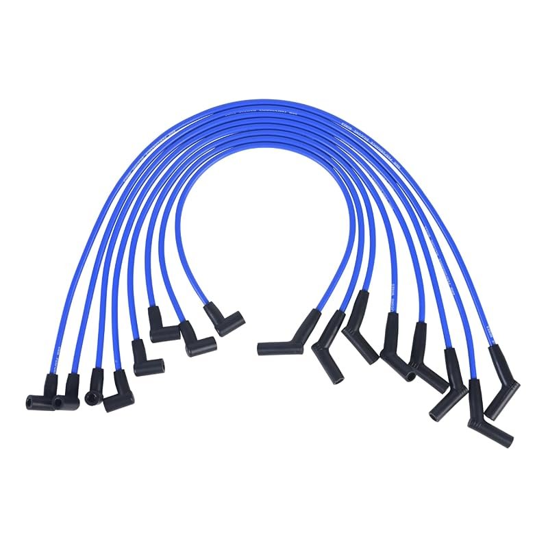 RLP 8.0mm Blue Silicone Spark Plug Wire Set
