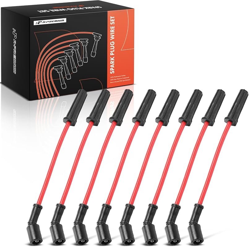 A-Premium 8-Piece Ignition Spark Plug Wire Set