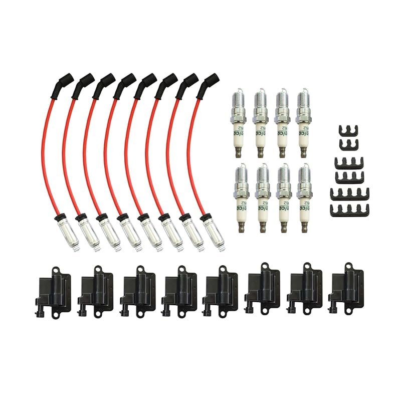 Nakkaa Ignition Coil Spark Plug Kit