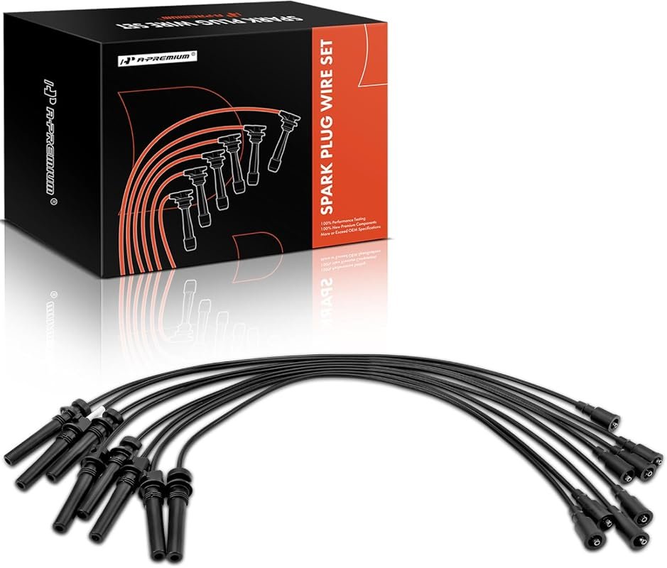 A-Premium 7mm Ignition Spark Plug Wires Set of 8 for Dodge 5.7L V8 200
