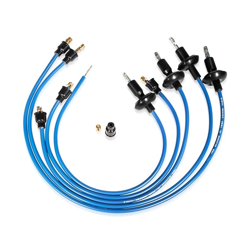 VW 7mm Blue Spark Plug Wires