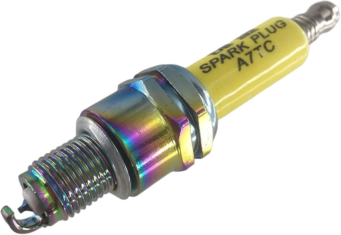 Iridium A7TC High Performance Spark Plug for 49cc-110cc Pit Dirt Bikes, ATVs, and Scooters