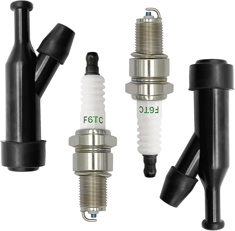 Strongthium F6TC Spark Plug with Boot Cap for Honda GX Series and Pred