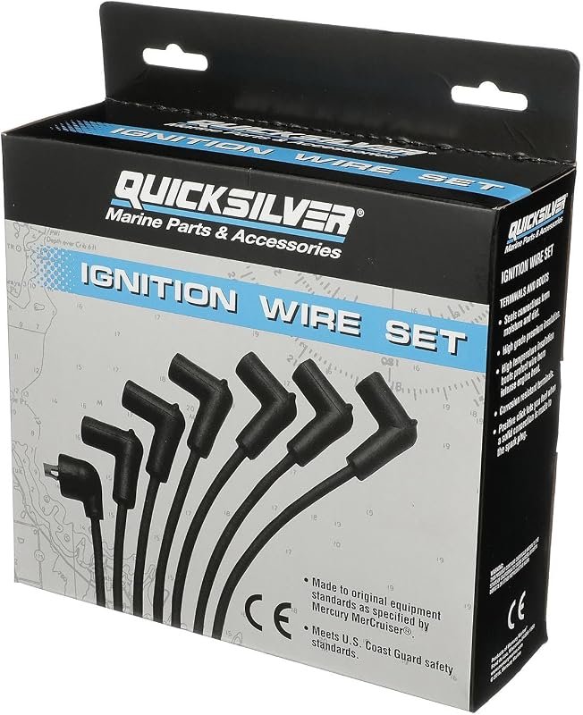 Quicksilver 816761Q17 High-Performance Marine Spark Plug Wire Kit