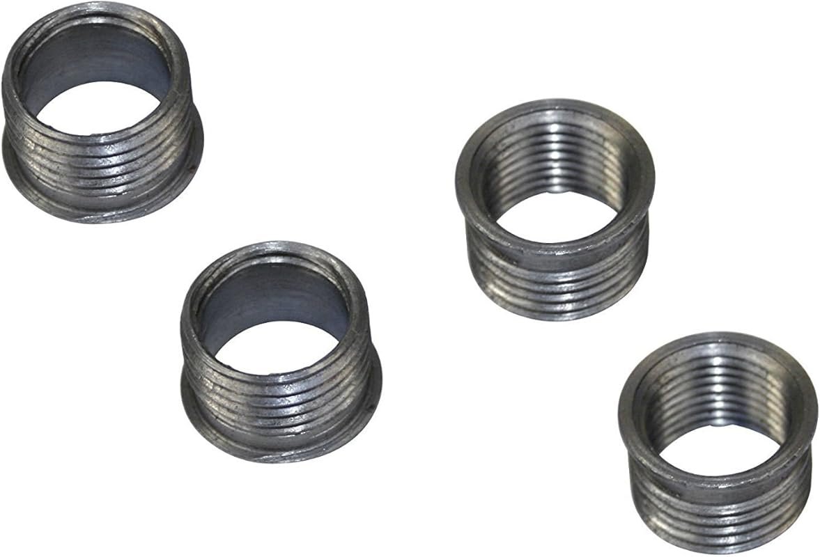 14mm Reach Spark Plug Inserts Set of 4, Durable Replacement Thread Ada