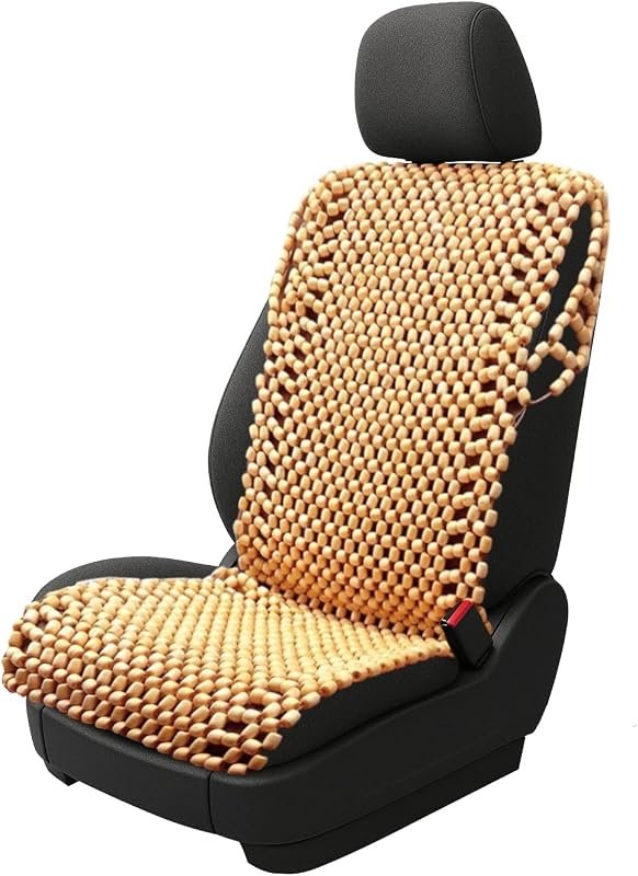 ZONETECH Universal Wood Beaded Car Seat Cover