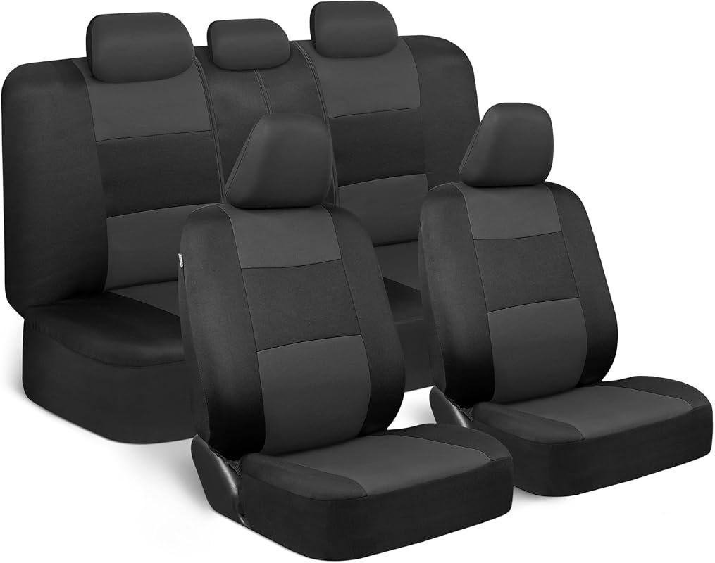 BDK PolyPro Charcoal Seat Cover Set