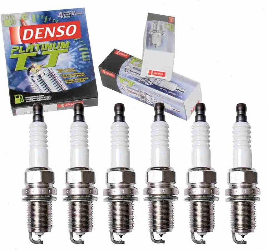 DENSO Platinum TT Spark Plugs Set of 6 for Honda Odyssey 3.5L V6 1999-