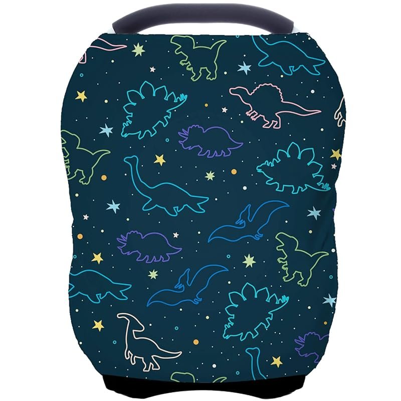 Multi-use Baby Car Seat Canopy Cover, Breathable Nursing Shield for Bo