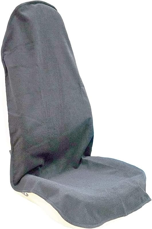 Waterproof Front Car Seat Protector Towel Grey