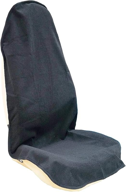 Waterproof Front Car Seat Protector Towel Black