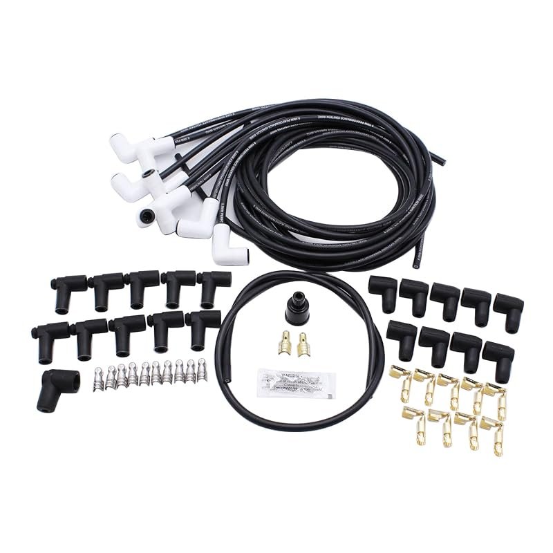 SHLPDFM Universal Ceramic Spark Plug Wire Set