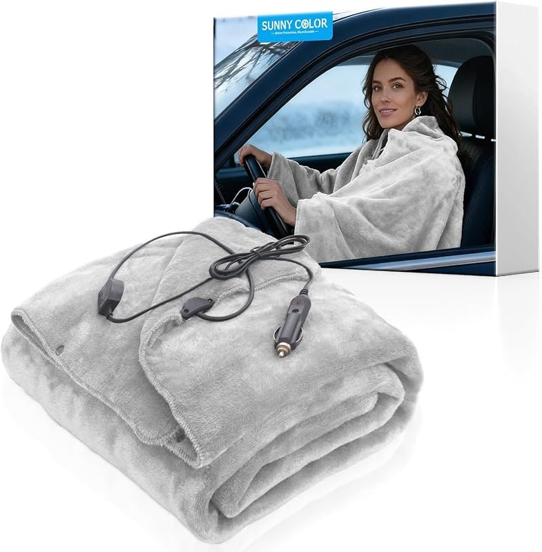 Wearable 12V Electric Heated Blanket