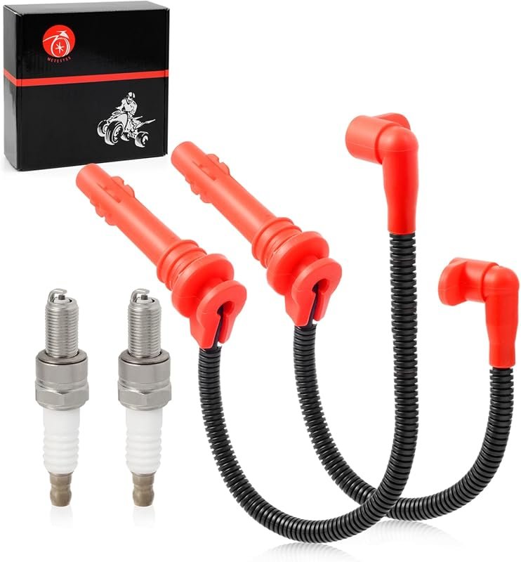 Moto1988 Ignition Spark Plug and Wire Cap Kit
