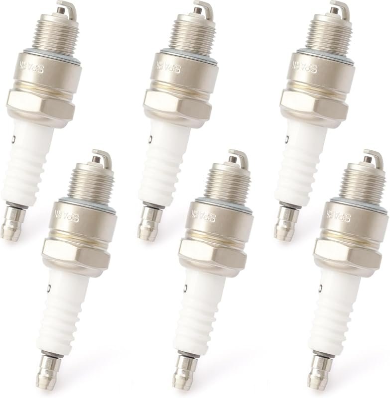 YUXIVCNE 6 Pack QL78YC Spark Plugs for Johnson Evinrude Mercury Outboard