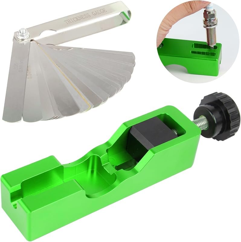 Universal Spark Plug Gap Tool Green