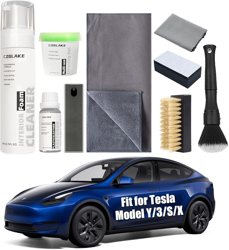 9PCS Tesla Interior Cleaner Kit