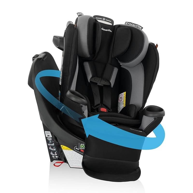 Evenflo Revolve360 Extend All-in-One Rotating Car Seat for Infants and