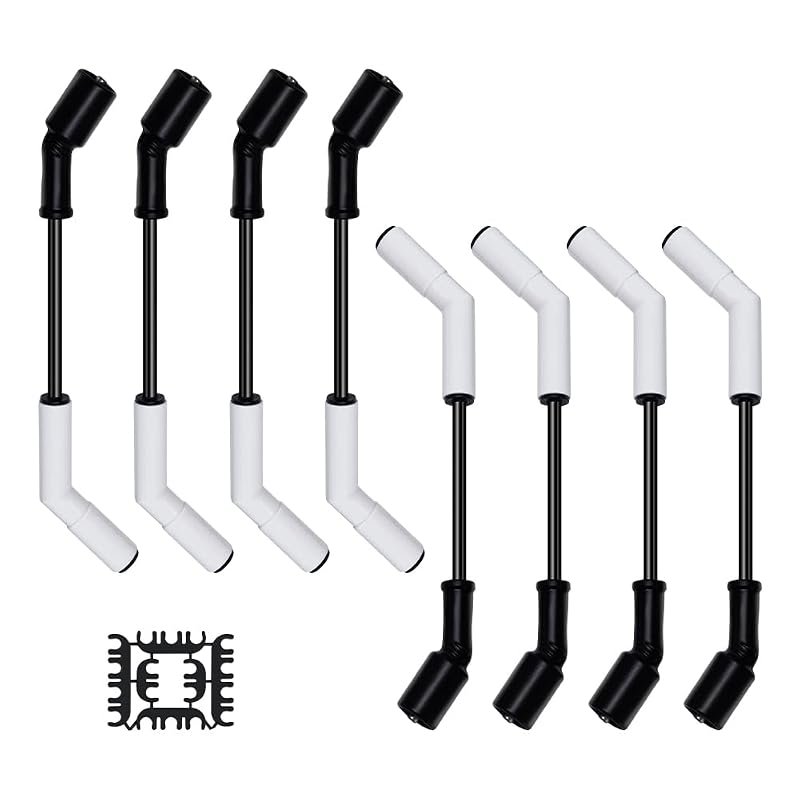 8pcs Ceramic Boot Spark Plug Wires