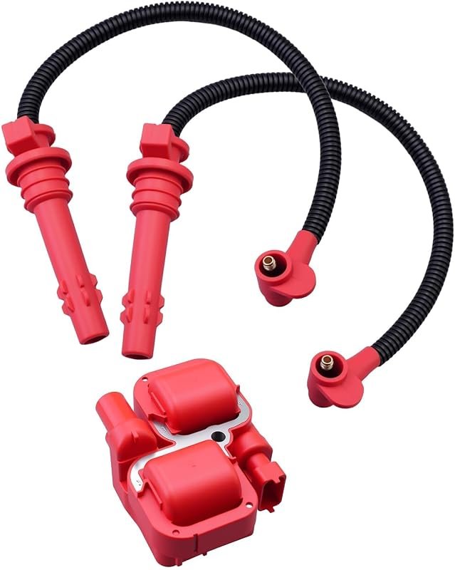 Ignition Coil and Spark Plug Wire Cap Set