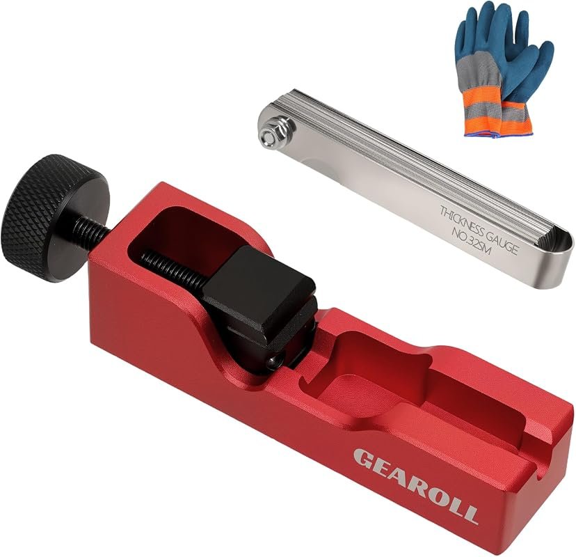 Universal Spark Plug Gap Tool Red