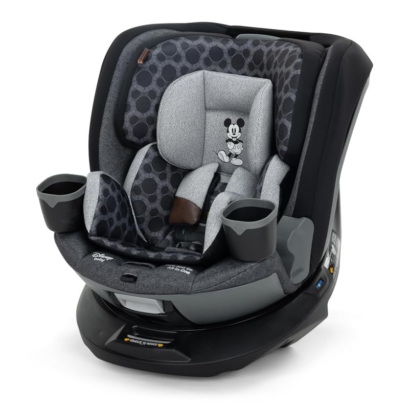 Disney Baby Turn and Go 360 All-in-One Rotating Convertible Car Seat,