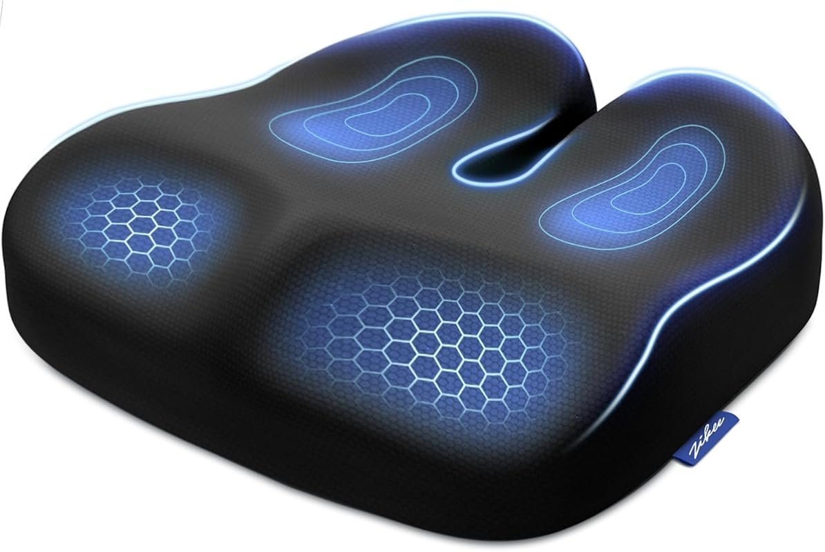 ZIKEE Ergonomic Memory Foam Cushion