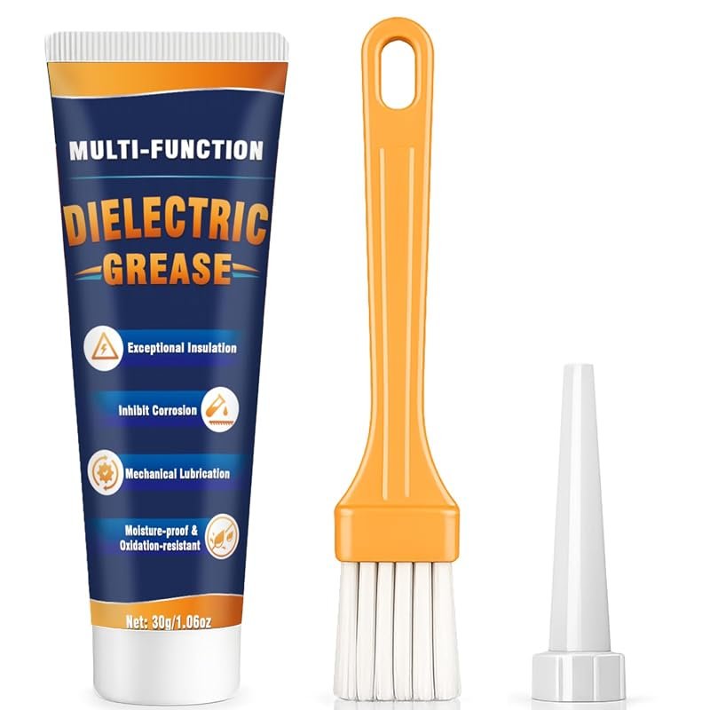Silicone Dielectric Grease with Brush for Automotive and Marine Electr